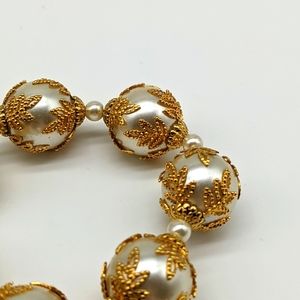 Vintage 90s Liz Claiborne Glass Pearl